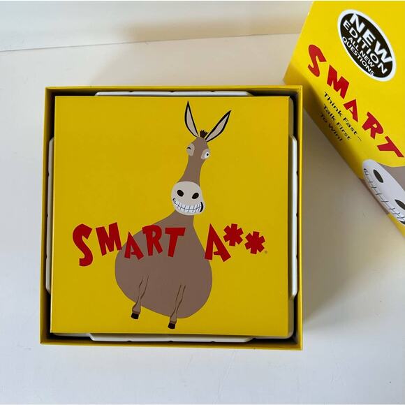 Smart Ass Board Game, Think Fast Talk First to Win, University Games Family game - Picture 3 of 7